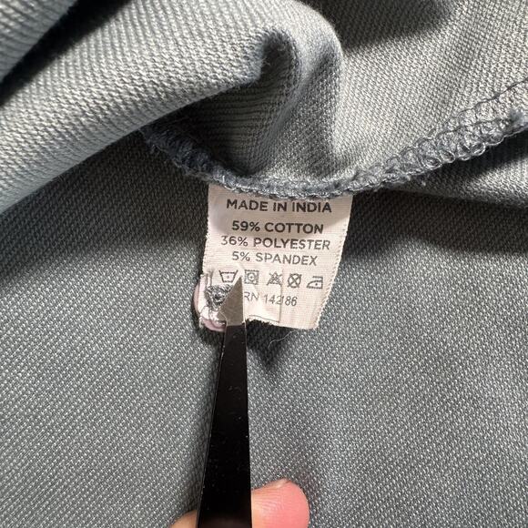 Moonshine Polo Shirt Mens XL Gray Green Camo Stretch Performance Golf Vented - Picture 11 of 12